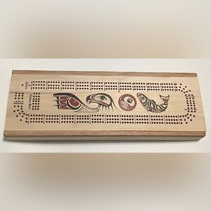 Native Northwest Cribbage Board